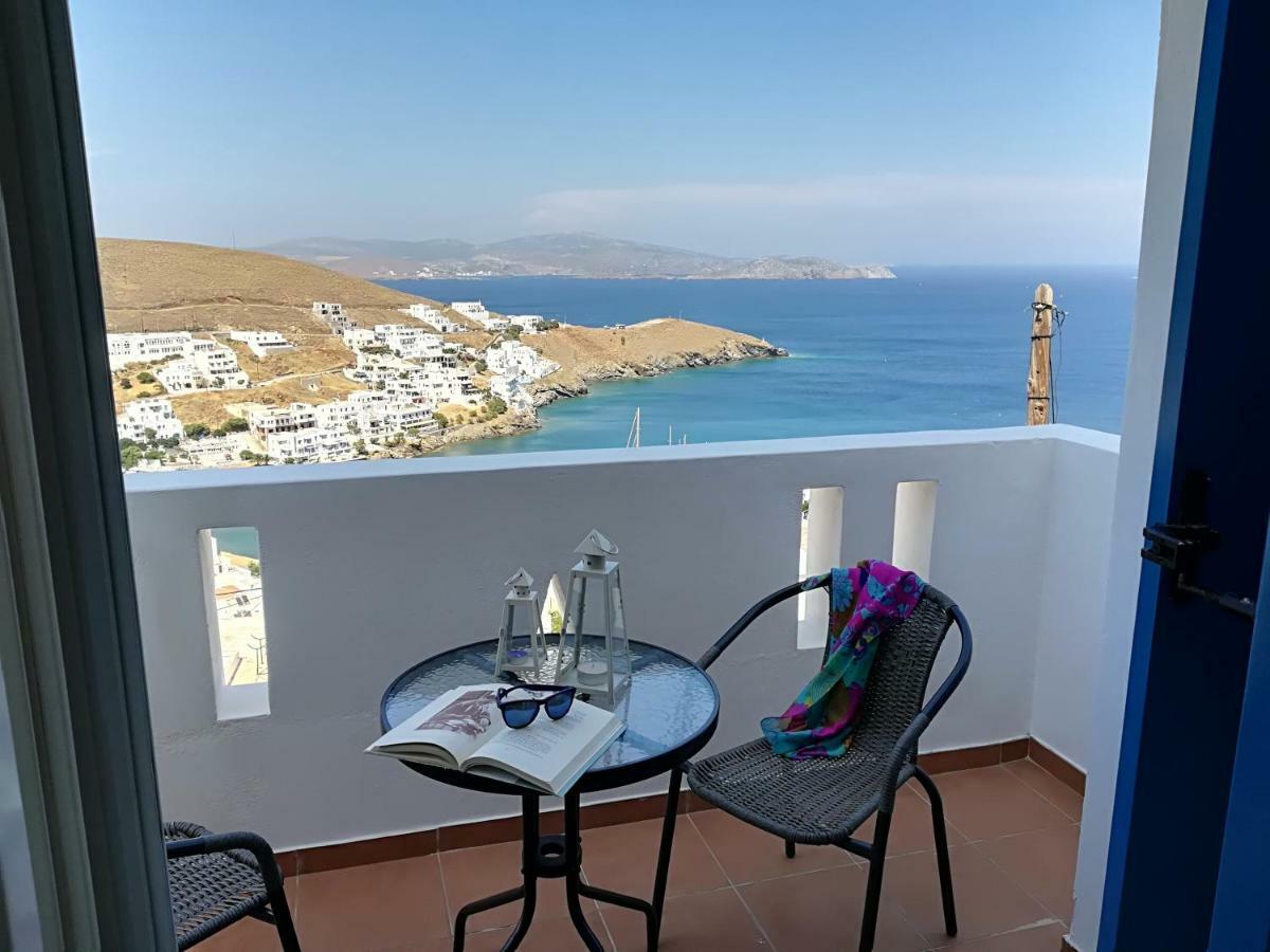 Θέαστρον - Theastron House With Great View In Chora Apartment Pera Gyalos ภายนอก รูปภาพ