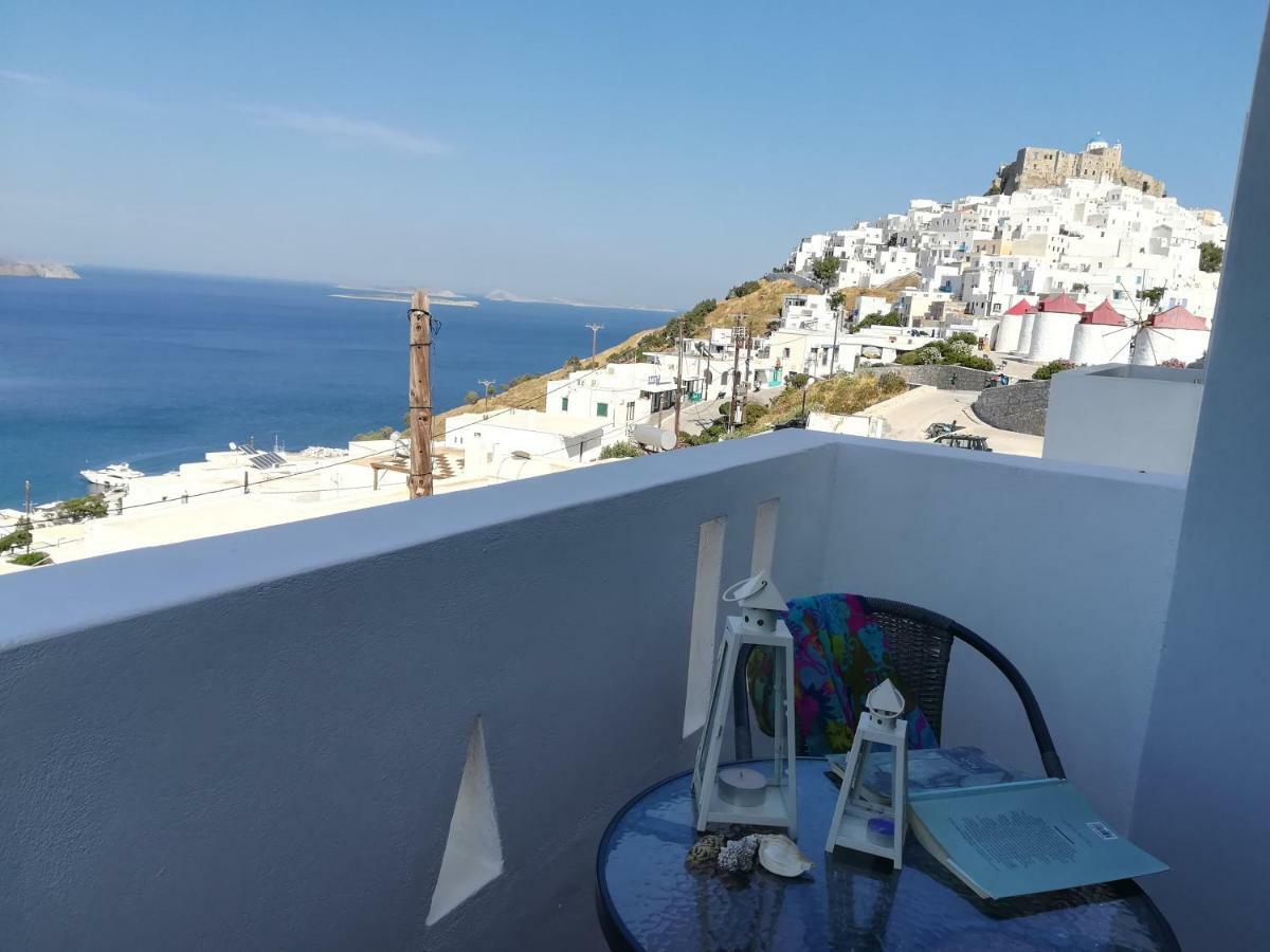 Θέαστρον - Theastron House With Great View In Chora Apartment Pera Gyalos ภายนอก รูปภาพ